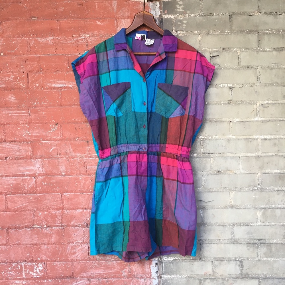 Plaid Jumpsuit